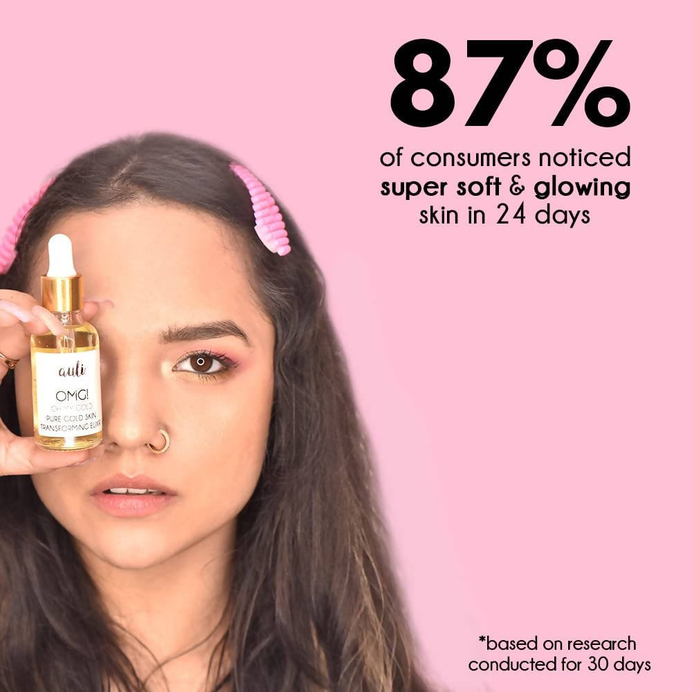 Auli OMG 24K Gold Skin Transforming Face Serum - Distacart