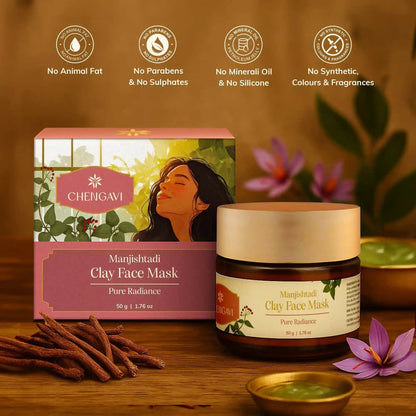 Chengavi Manjishtadi Clay Face Mask - Distacart