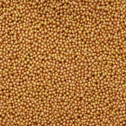 confect rose gold disco balls sprinkles 2 mm 120 gms