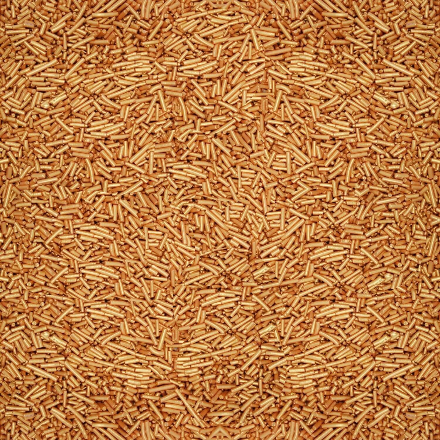 confect rose gold vermicelli sprinkles 100 gms