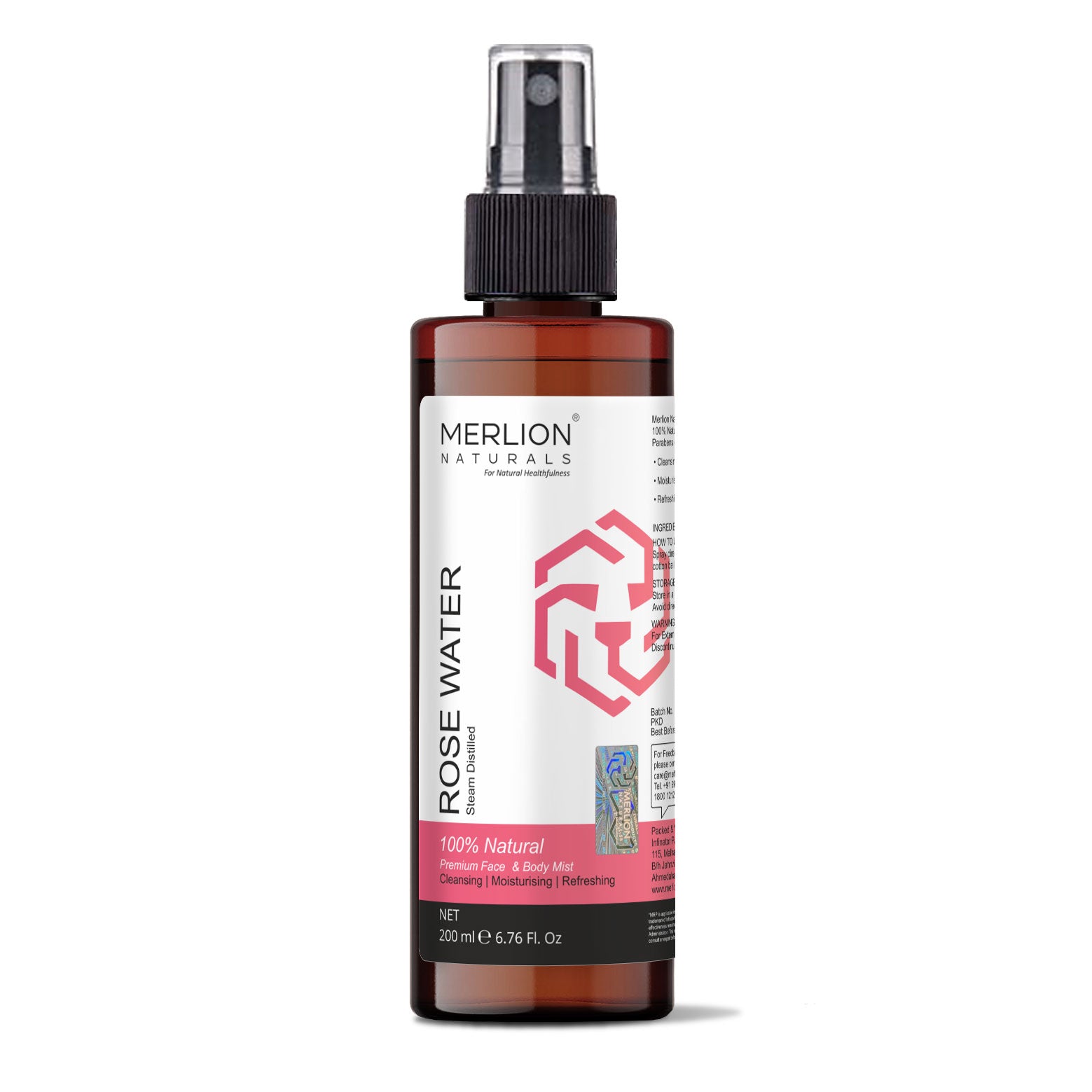Merlion Naturals Rose Water - Distacart