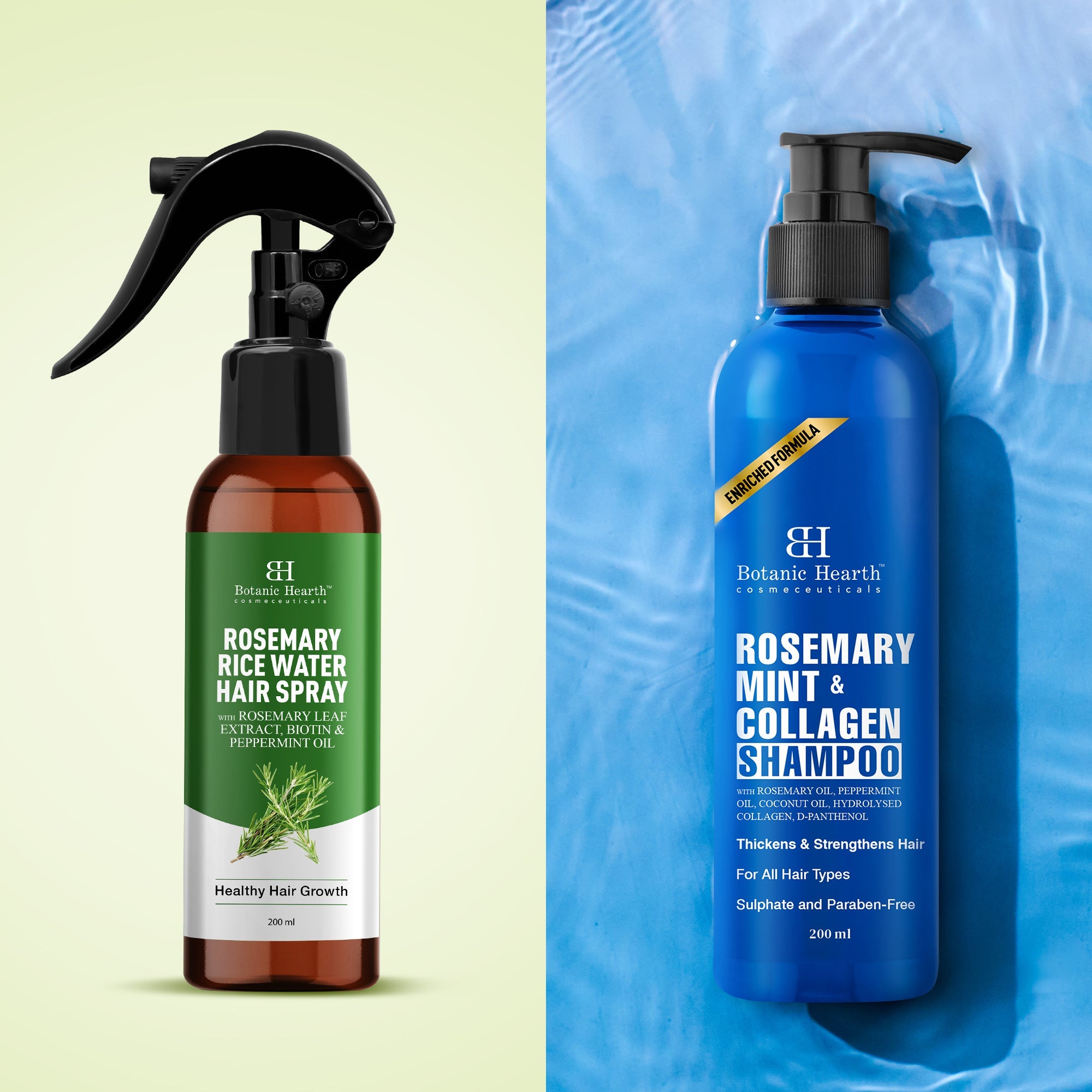 Rosemary Cleanse & Hydrate Shampoo - Spray Set - Distacart