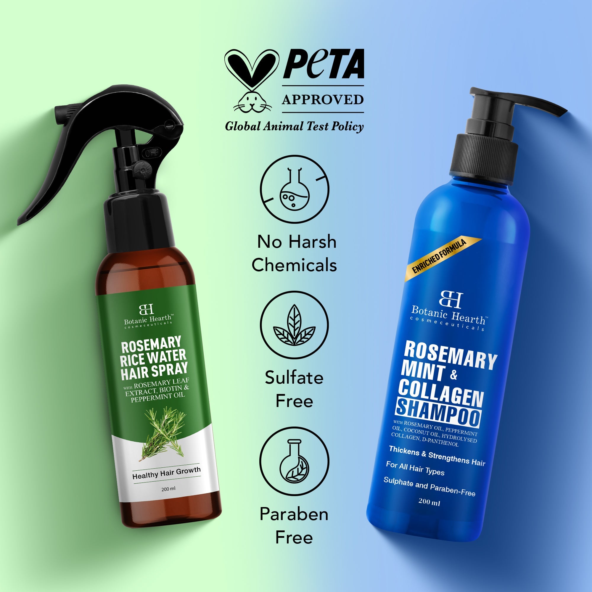 Rosemary Cleanse & Hydrate Shampoo - Spray Set - Distacart
