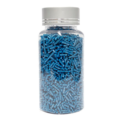 confect royal blue vermicelli sprinkles 90 gms