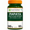 Image 1 of 60 tabs / Pack of 1 for the product Pure Nutrition Papaya Leaf & Fruit Extract Tablets