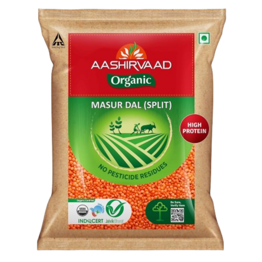 Aashirvaad Organic Masur Dal - Distacart