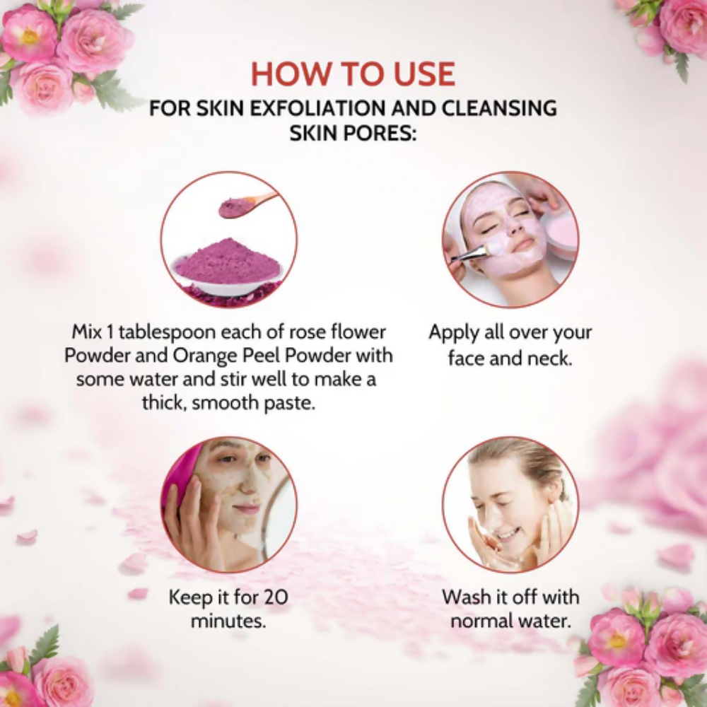 Sorich Organics Rose Petals Powder, Lemon Peel Powder and Orange Peel Powder - Distacart