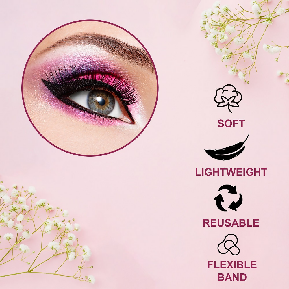 Bronson Professional Dramatic, Party Style Long and Natural False Eyelashes - 18 - Dista