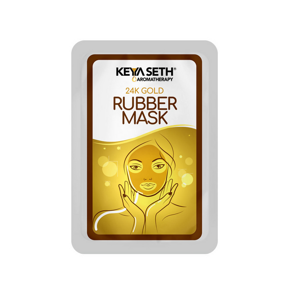 Keya Seth Aromatherapy 24k Gold Rubber Facial Mask - Distacart