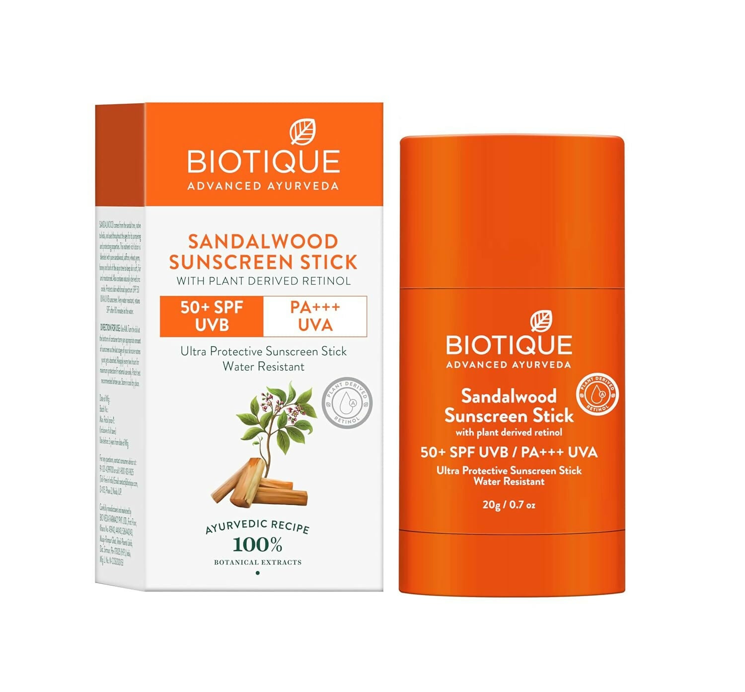 Biotique Sandalwood Sunscreen Stick SPF 50+ - Distacart
