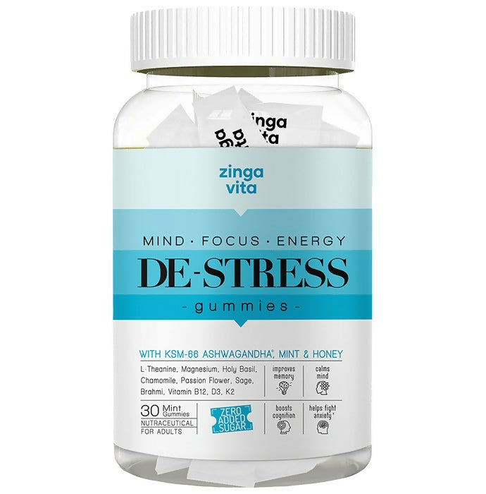 Zingavita De-Stress Gummies - Distacart