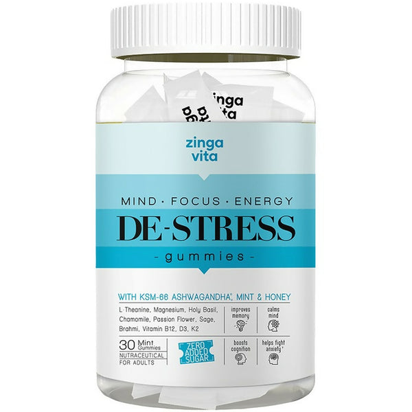 Zingavita De-Stress Gummies - Distacart