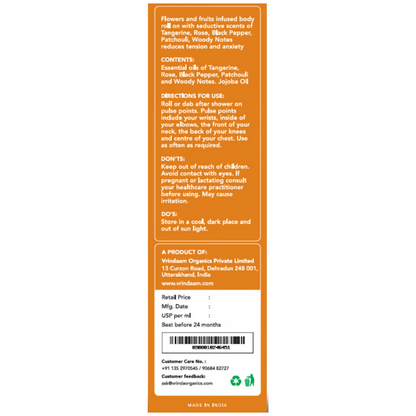 Vrinda Malwa Aromatic Oil Roll On - Dista