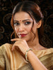 Ruby Raang 22k Gold Polished Kundan Bangle - Distacart
