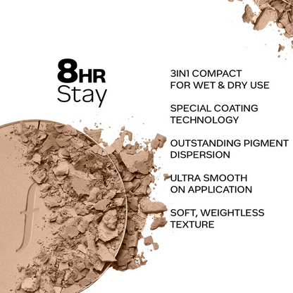 Faces Canada 3 in 1 HD Matte Compact - Absolute Ivory 01 - Distacart
