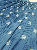 Thumbnail for Jyoti Fashion Blue 3MM Sequence with Thread Embroidered Faux Georgette Lehenga Choli with Dupatta - Distacart