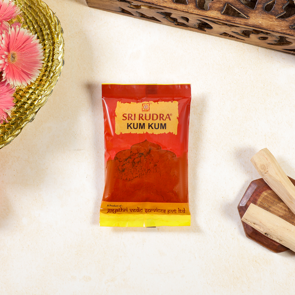 Sri Rudra Kumkum - Red Color - Distacart
