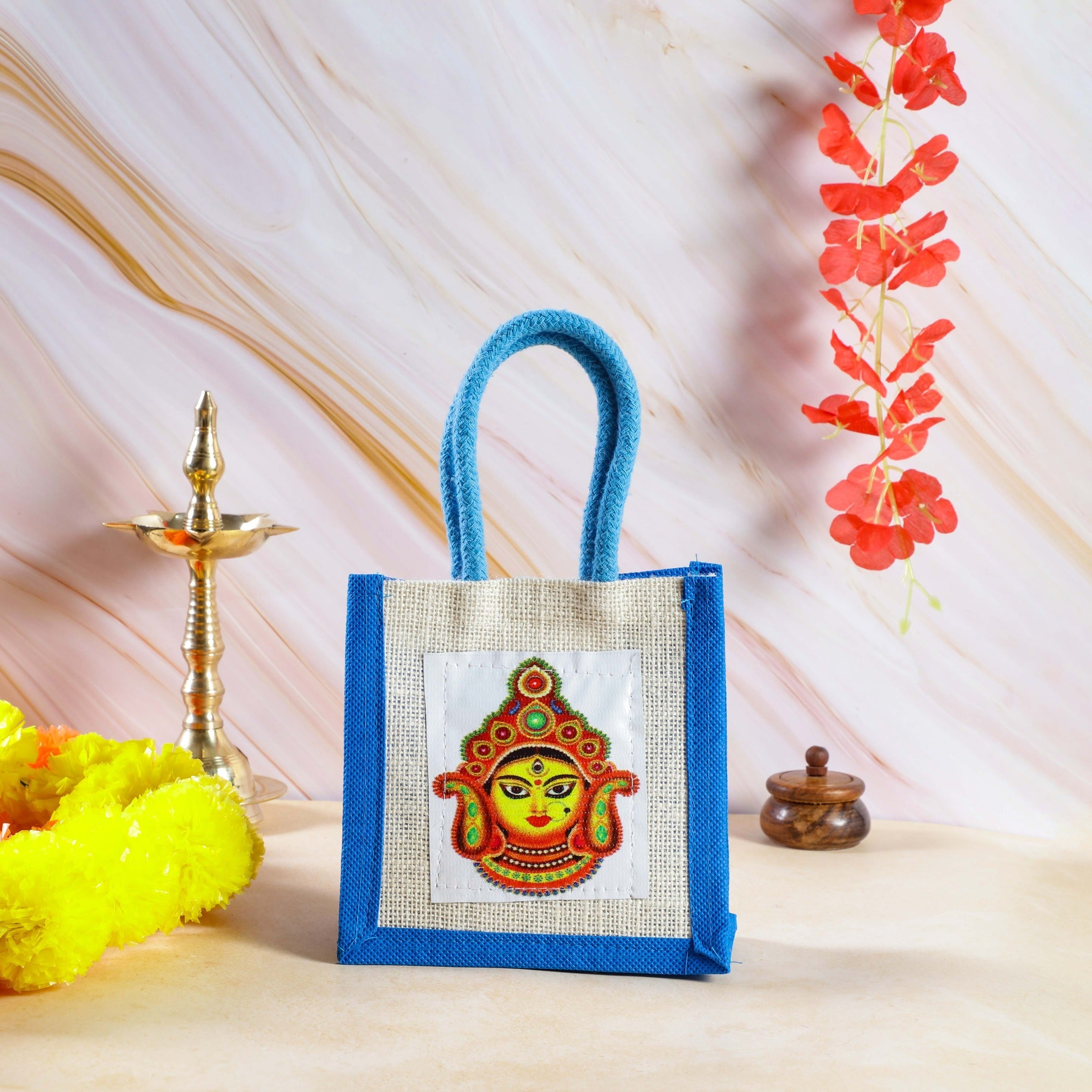 Sri Rudra Theme Jute Bag (SR 02786) - Distacart