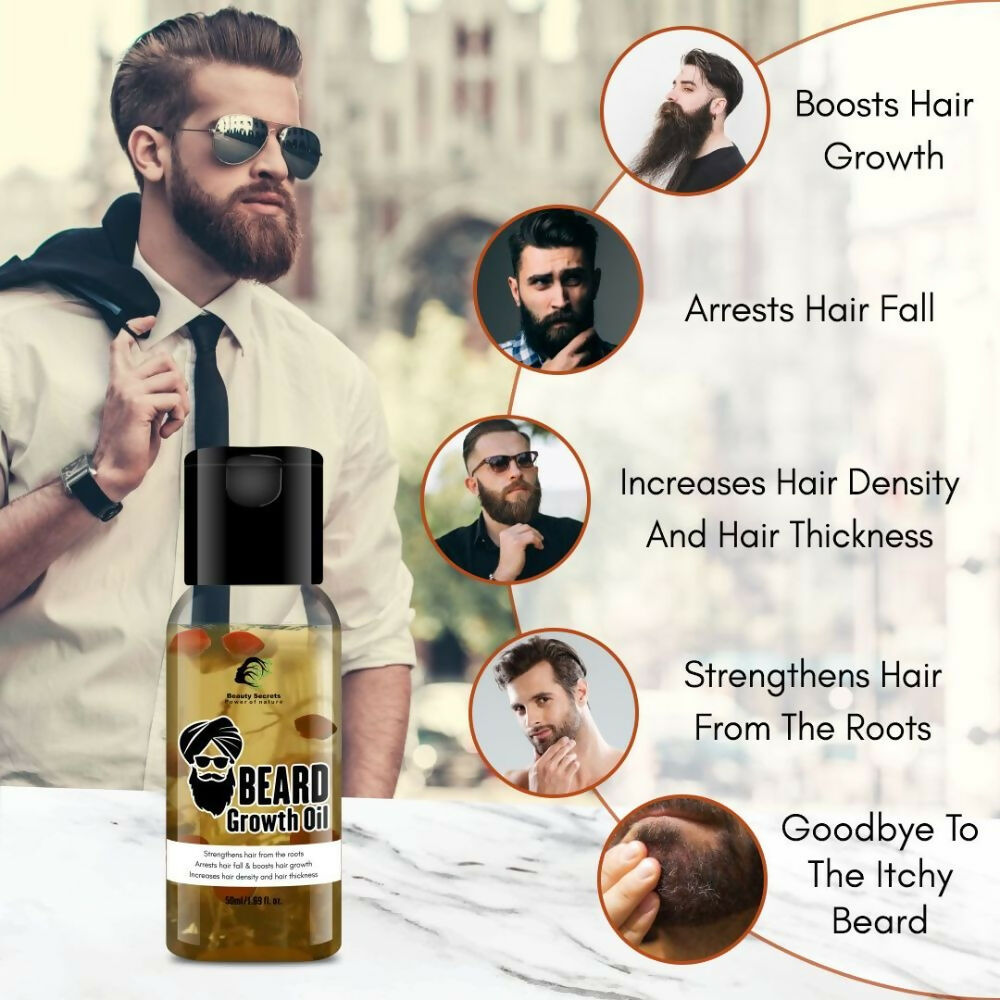 Beauty Secrets Premium Beard Growth Oil - Distacart
