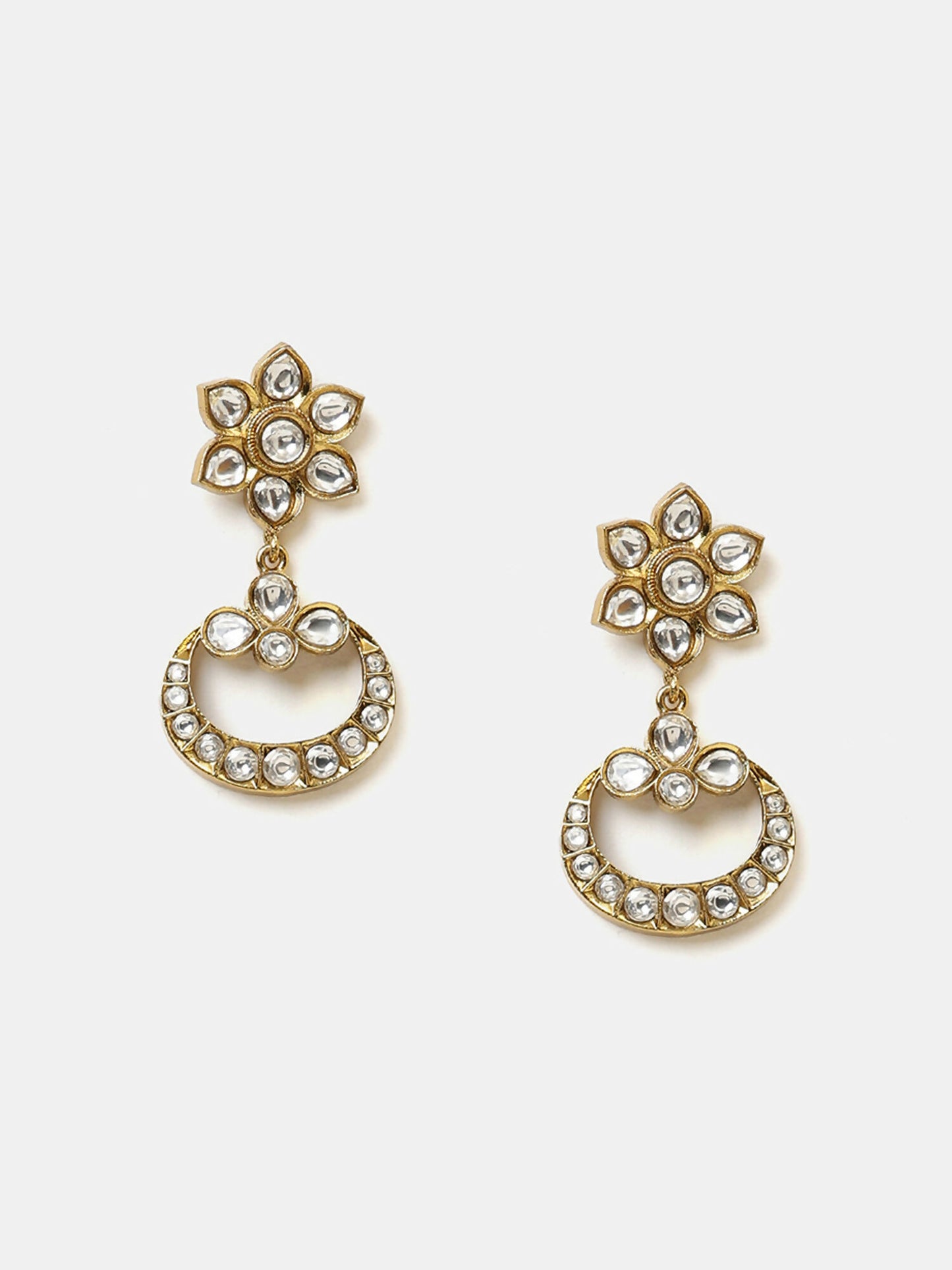 Ruby Raang Chandni Necklace Earrings Set - Distacart