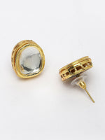 Thumbnail for NVR Women's Gold Kundan-Studded Handcrafted Jewellery Set - Distacart