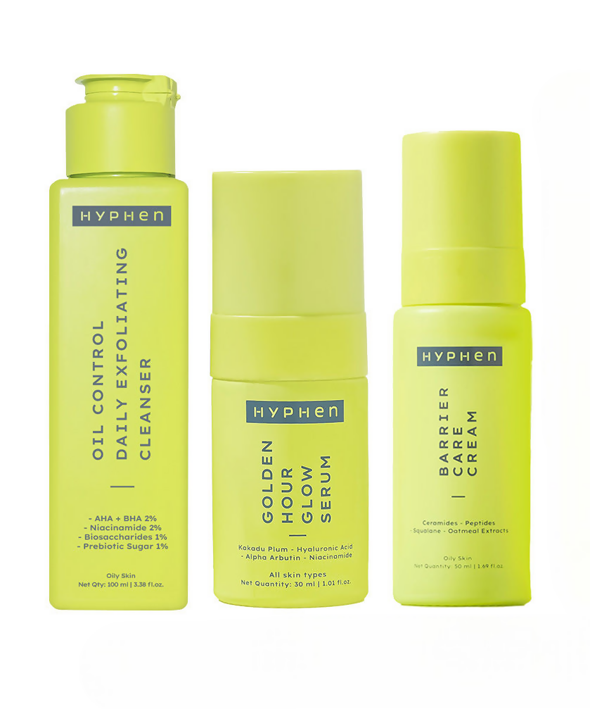 Hyphen By Kriti Sanon CSM (Cleanser, Serum, Moisturizer) Combo Oil to Dry Skin - Distacart