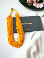 Thumbnail for Inhanns Handmade Beaded Multilayer Necklace, 20 Layers - Yellow - Distacart