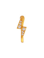 Thumbnail for Ruby Raang Gold Bijlee Nose Pin