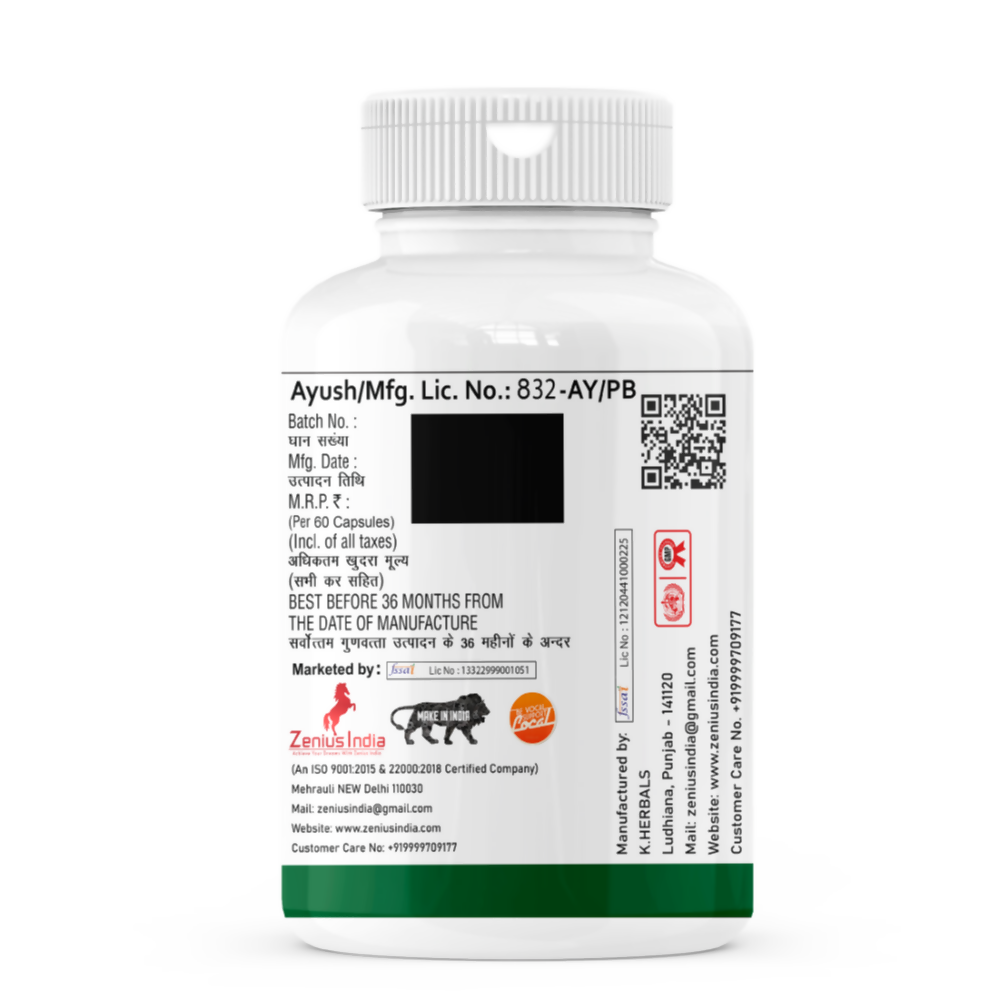 Zenius Hair O Care Capsule for Hair Growth - Dista