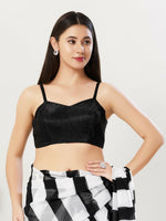 Thumbnail for Joban Fashion Women Polyester Black Stitched Blouse - Distacart