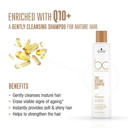Schwarzkopf Professional Bonacure Q10 Time Restore Combo - Distacart