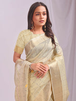 Thumbnail for Astita Organza Gold Saree