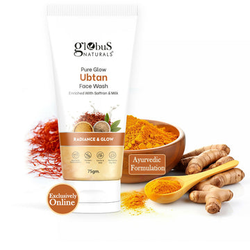 Globus Naturals Pure Glow Ubtan Face Wash - Distacart
