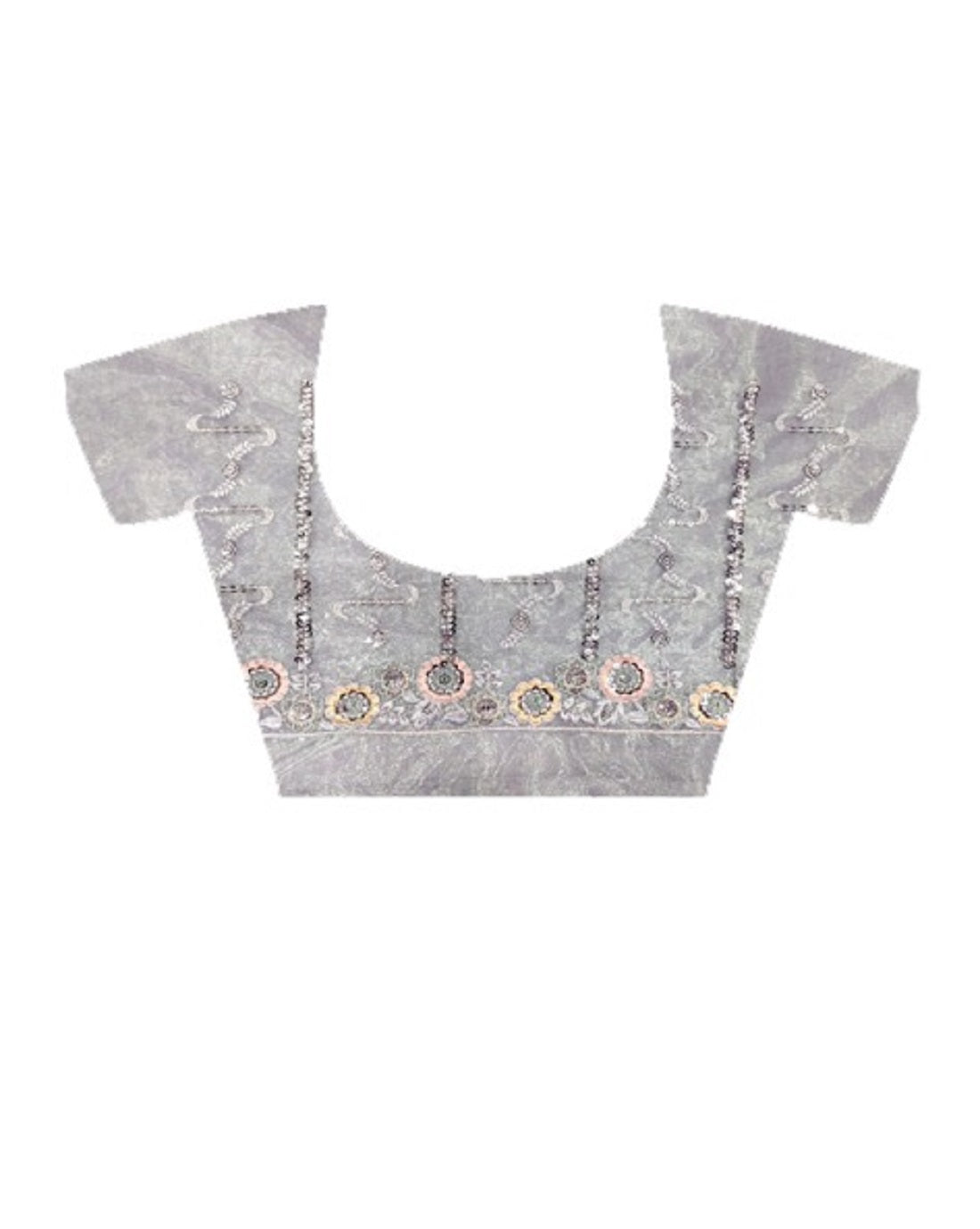 Teeya Creation Lavender Color Twill Net Heavy Work Saree - Distacart