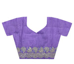 Thumbnail for Teeya Creation Onion Color Gold Crush Embroidery Work Saree - Distacart