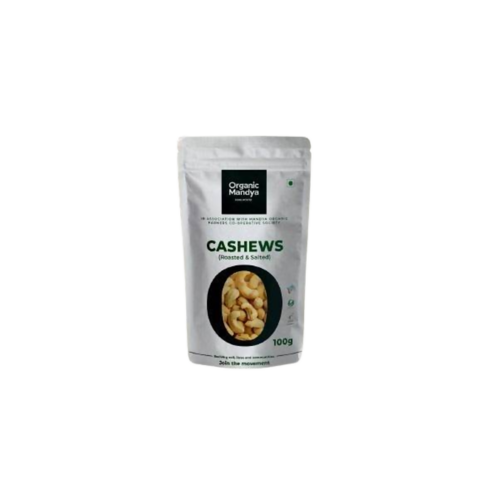 Organic Mandya Cashews (Roasted & Salted) - Distacart