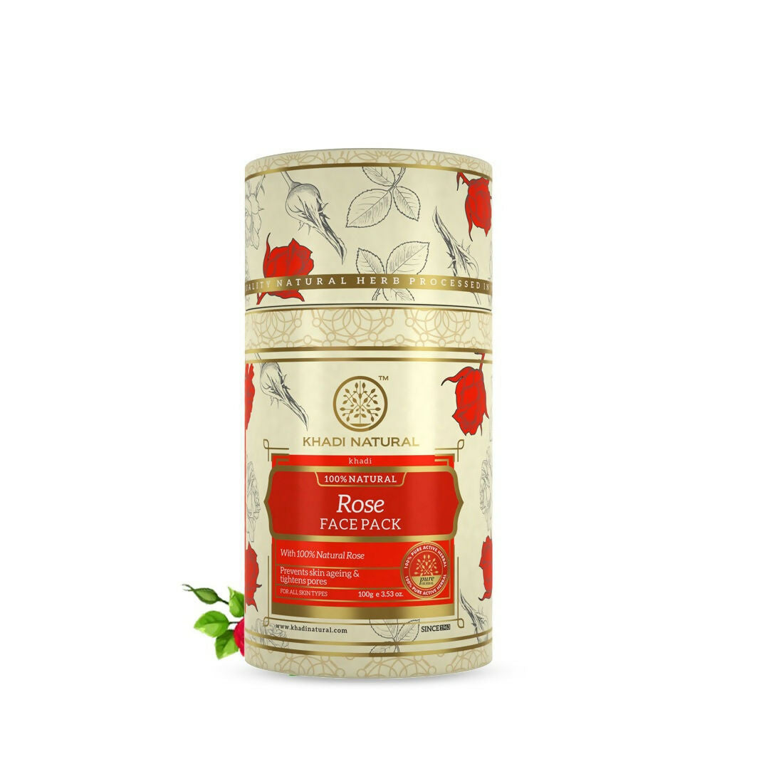 Khadi Natural Rose Face Pack - Distacart