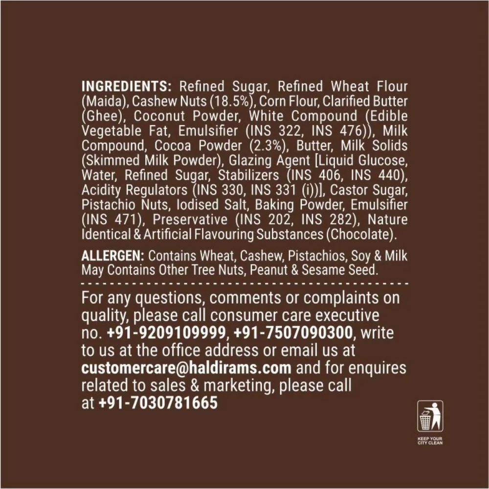 Haldiram's Baklava - Choco Delight - Distacart