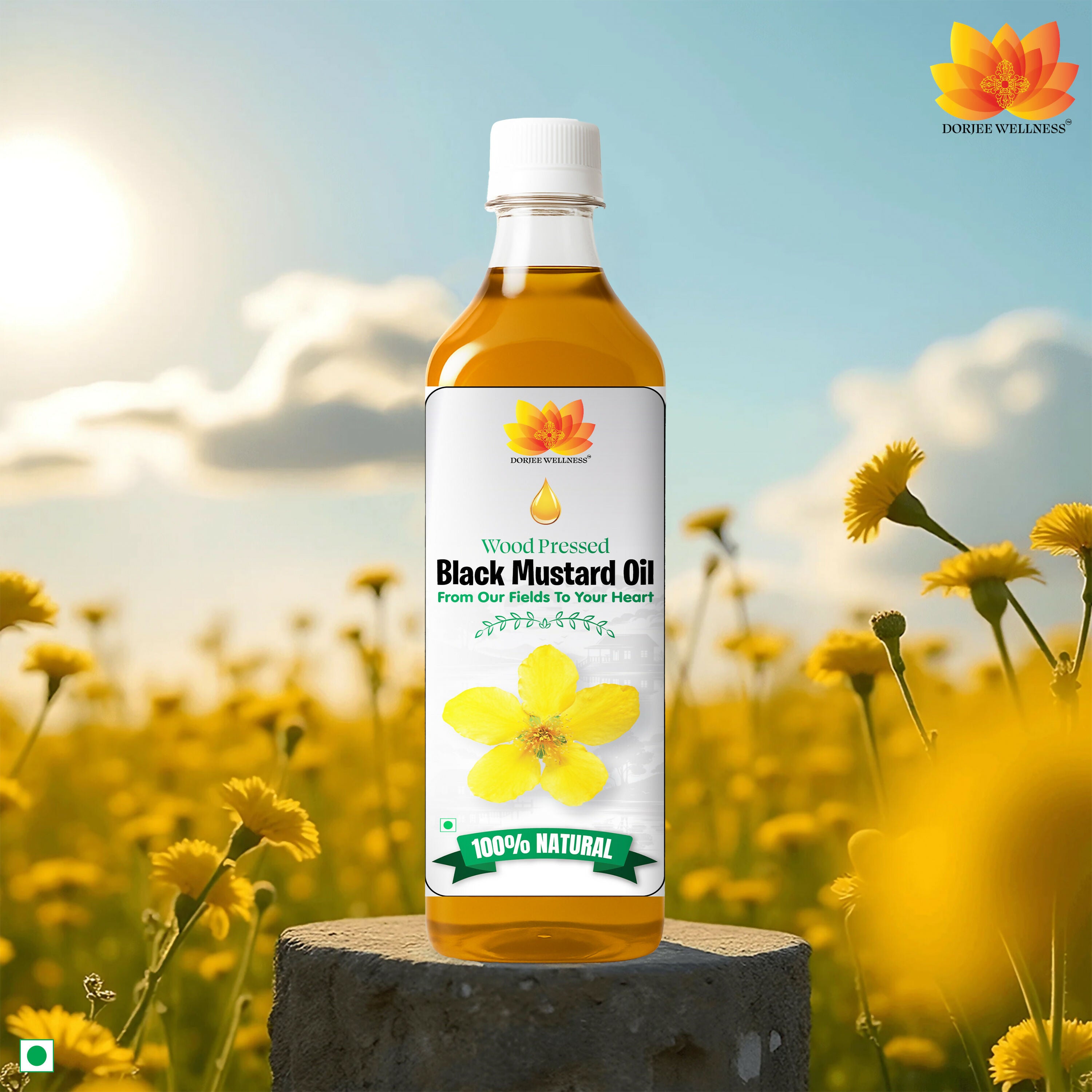 Dorjee Wellness Wood Pressed Black Mustard Oil