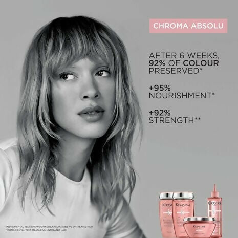 Kerastase Chroma Absolu Bain Riche Chroma Respect Shampoo for Thick Hair - Distacart