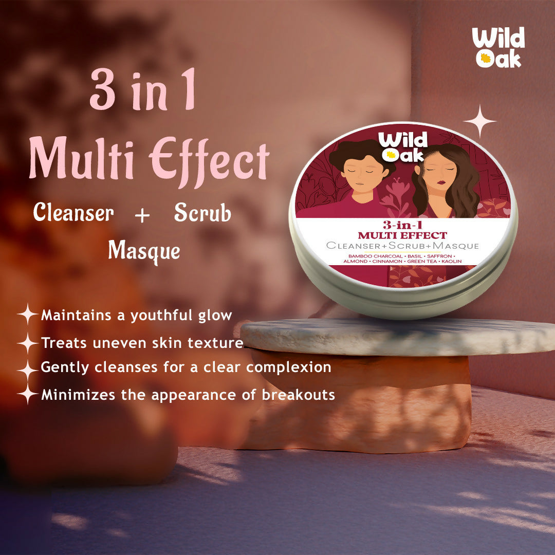 Wild Oak 3 in 1 Multi-Effect Scrub & Masque - Distacart
