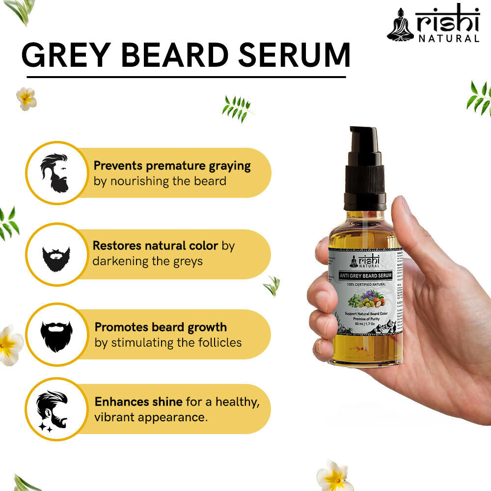 Copy of Grey beard serum  benefit image