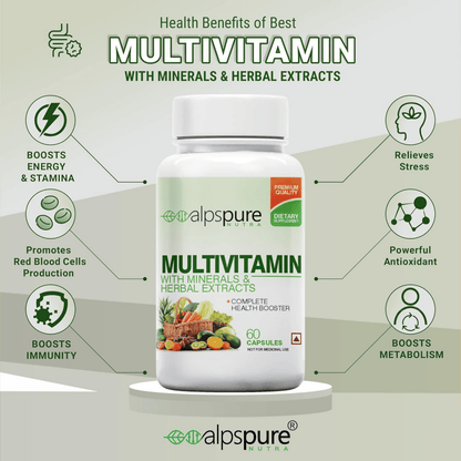 Alpspure Nutra Multivitamin Capsules - Distacart