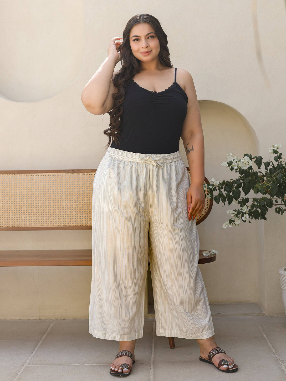 Juniper Ivory Women'S Drawstring Pants Crafted From Modal Rayon - Distacart