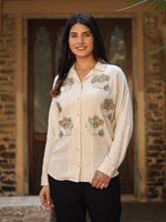 Thumbnail for Juniper Women's Rayon Flex Embroidered Women's Shirt - Distacart