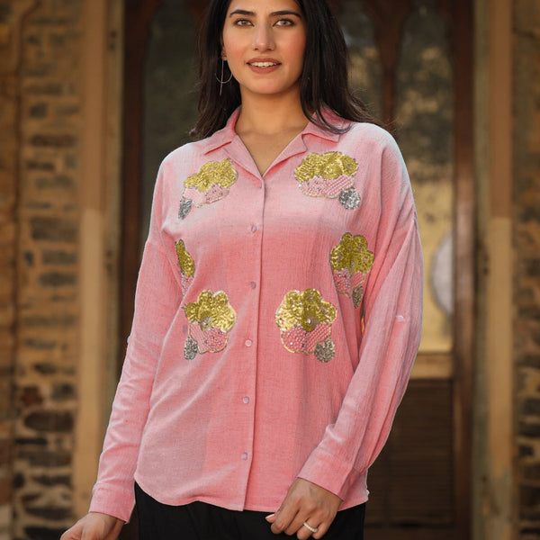 Juniper Women's Rayon Flex Embroidered Women's Shirt - Distacart