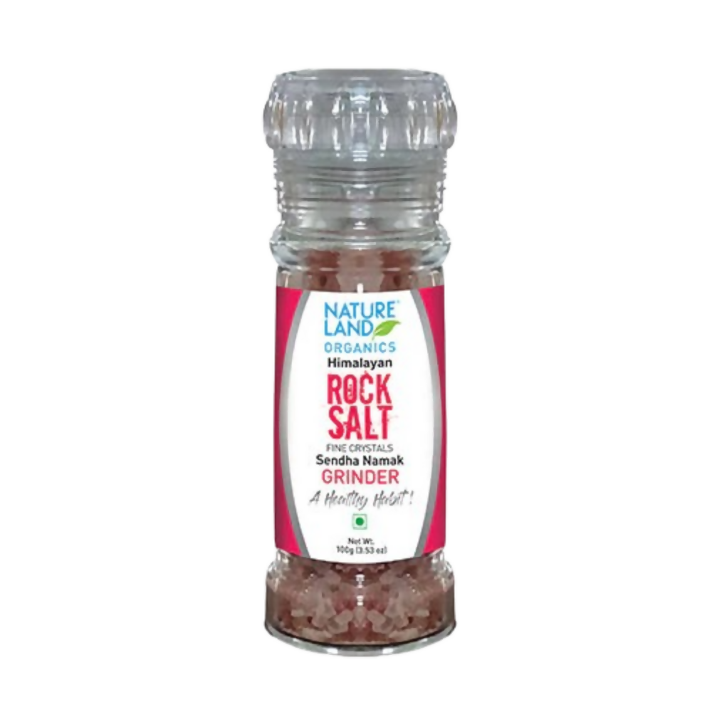 Nature Land Organics Grinder - Organic Himalayan Pink Rock Salt - Distacart
