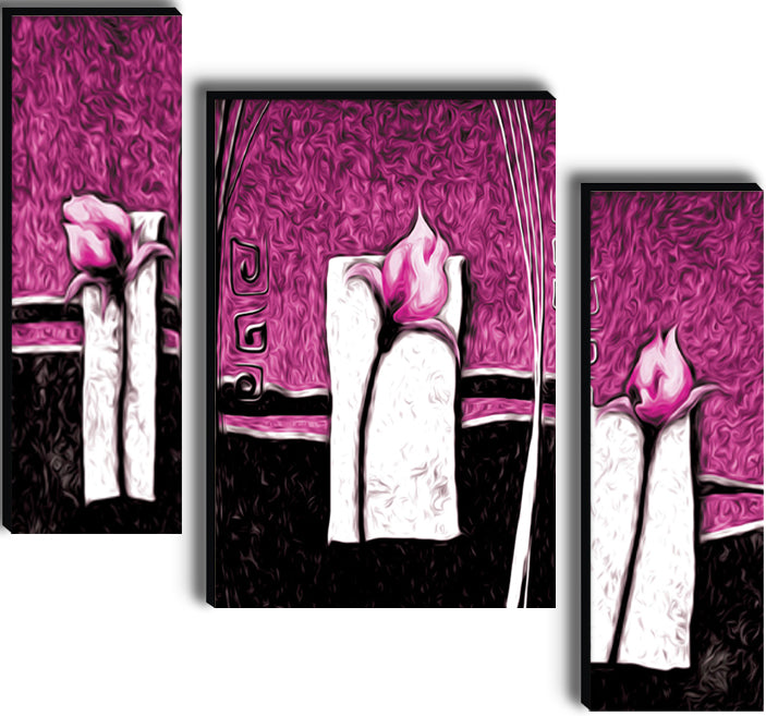 Tehzeeb Creations Set Of 3 Digital Wall Painting