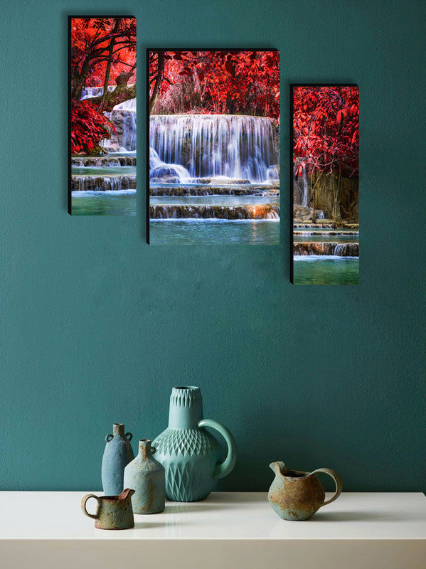 Tehzeeb Creations Set Of 3 Digital Wall Painting - Distacart