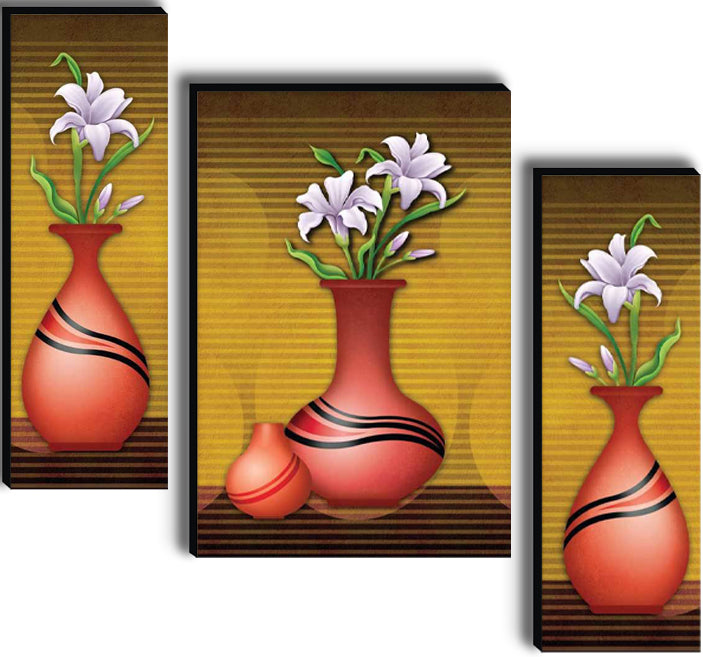 Tehzeeb Creations Set Of 3 Digital Wall Painting